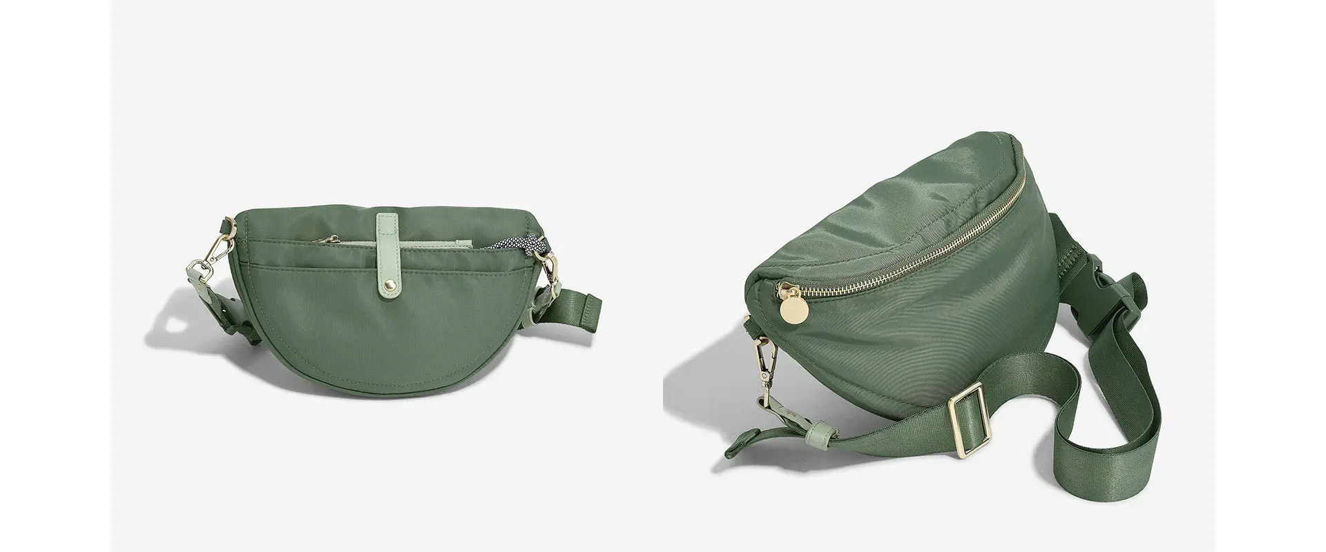 Recycled Nylon Bumbag Front View