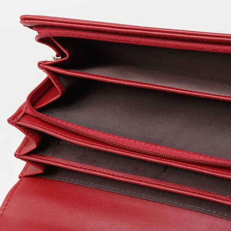 China Long Wallet Multi Compartment Wallet Ladies Clutch Manufacturers, Factory