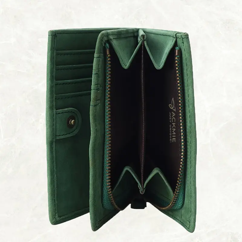 China Genuine Leather Wallet Folding Anti-theft Wallet Manufacturer, Factories