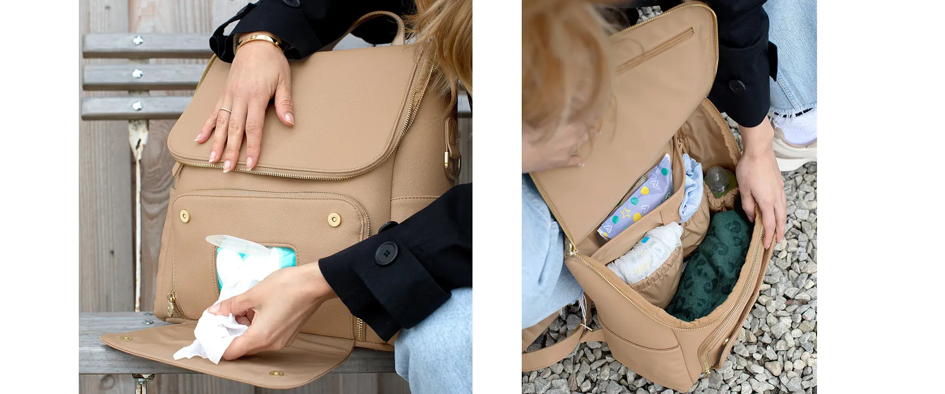 Baby Changing Backpack accessories view