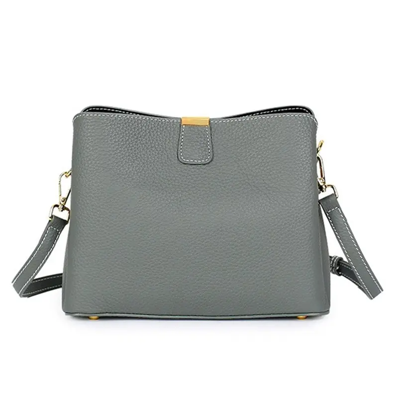 Wholesale Genuine Leather Bucket Bag Crossbody Shoulder Bag Suppliers, Supplier