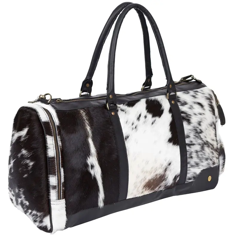Wholesale Black Pony Hair Leather Travel Bag Manufacturer, Manufacturers