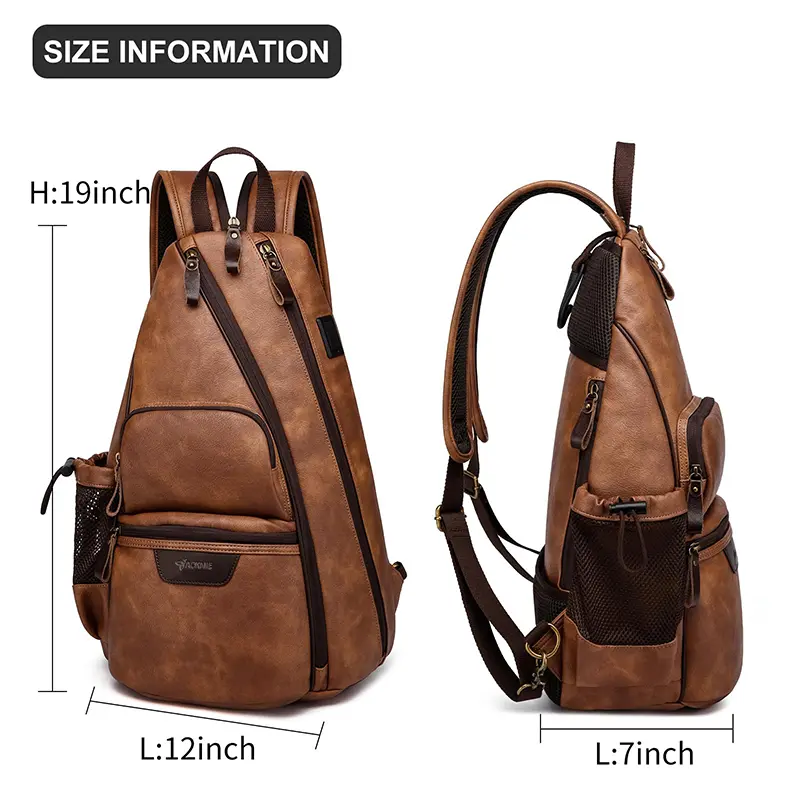 China Pickleball Backpack Reversible Sling Pickle Ball Paddle Bag Manufacturers, Factories