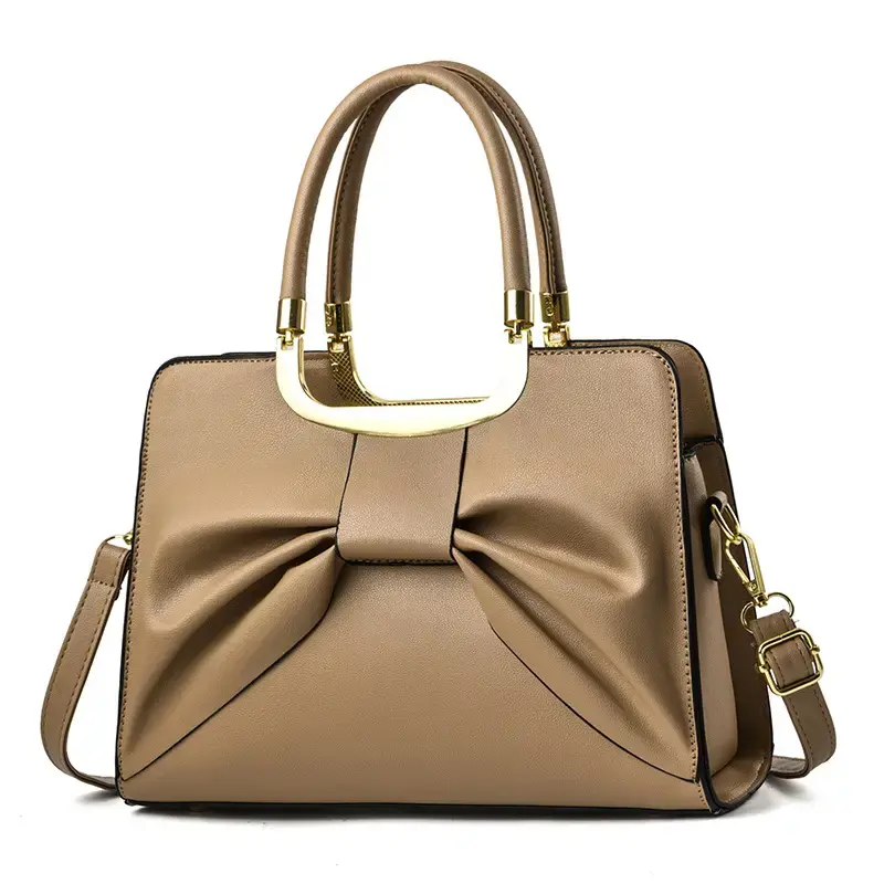 Wholesale New PU Leather Purse Bow Leather women's Handbag Factories, Supplier