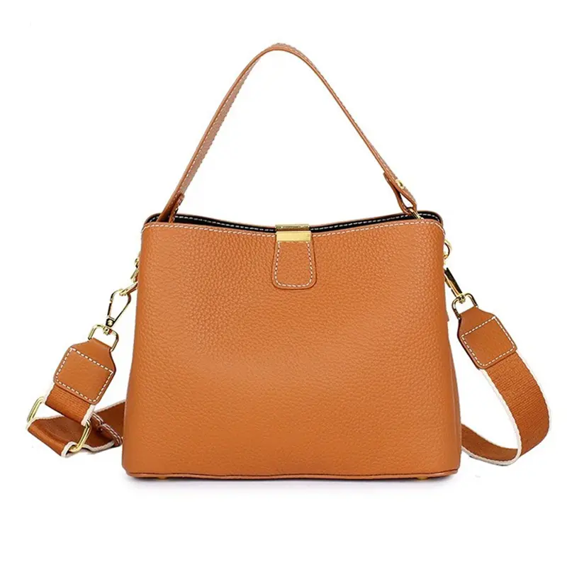 Wholesale Genuine Leather Bucket Bag Crossbody Shoulder Bag Suppliers, Supplier