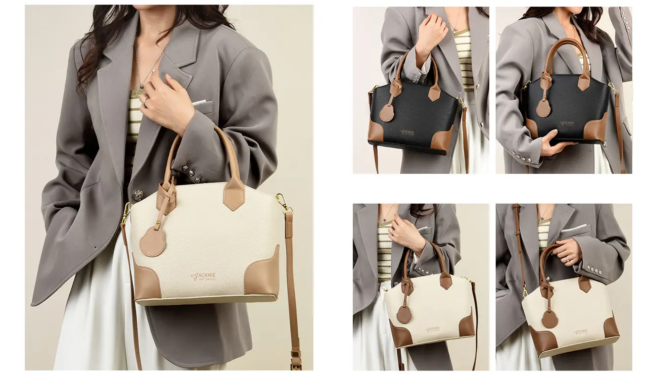 Stylish display of the classic design handbag