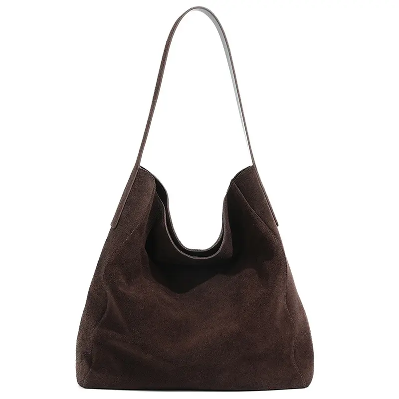 China Suede Tote Bag Large Capacity Shoulder Bag Manufacturer, Suppliers
