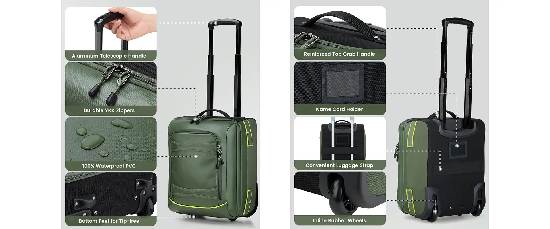 Rolling Duffel Bag Interior Organization