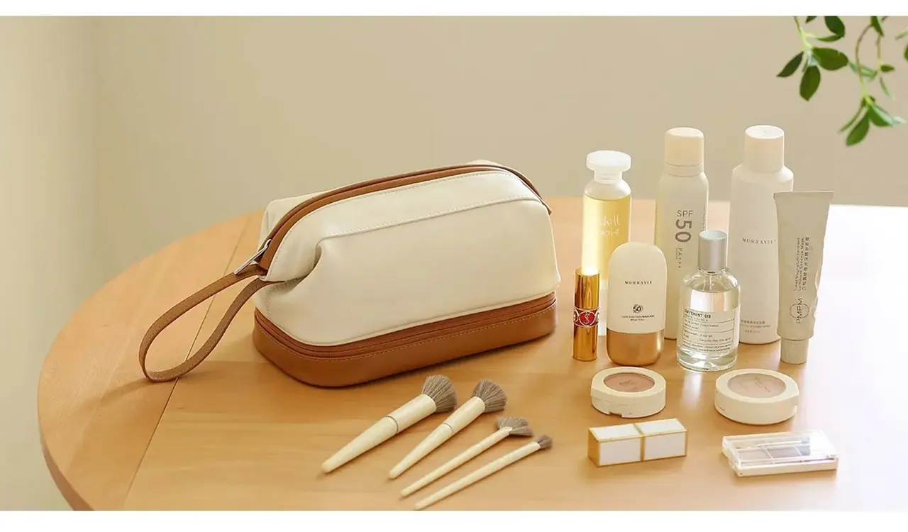 PU Cosmetic Bag - Detail View