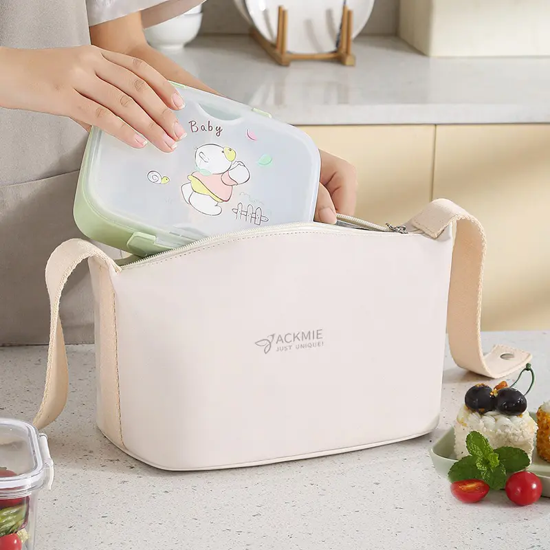 Wholesale New Style PU Leather Portable Insulated Lunch Bag Manufacturer, Factories