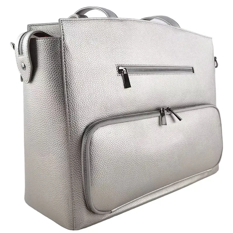 China Women's Handbag with Insulated Lunch Compartment PU Leather Work Bag Suppliers, Supplier