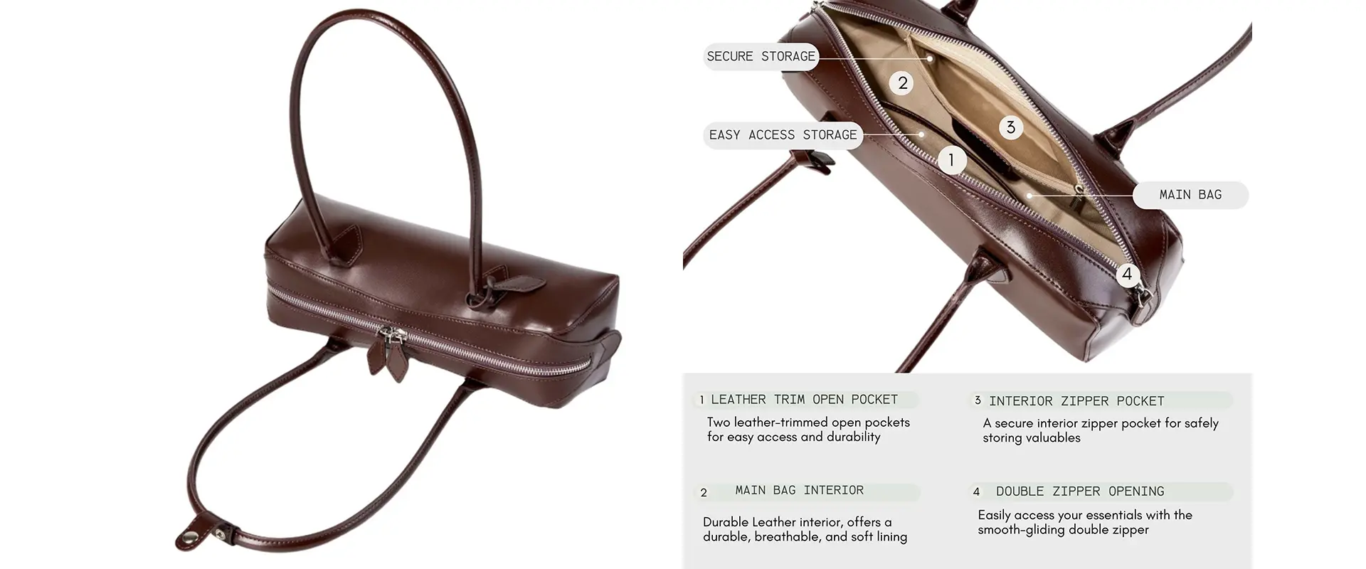 Adjustable Leather Strap Detail