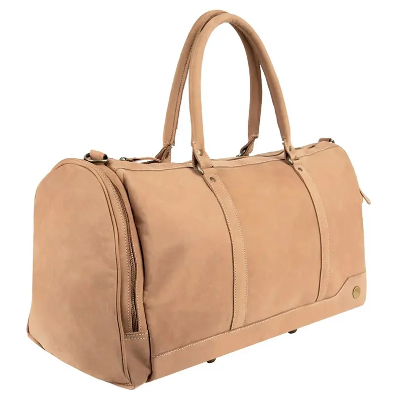 Wholesale Vintage Cognac Dark-Colored Weekend Travel Bag Manufacturer, Supplier