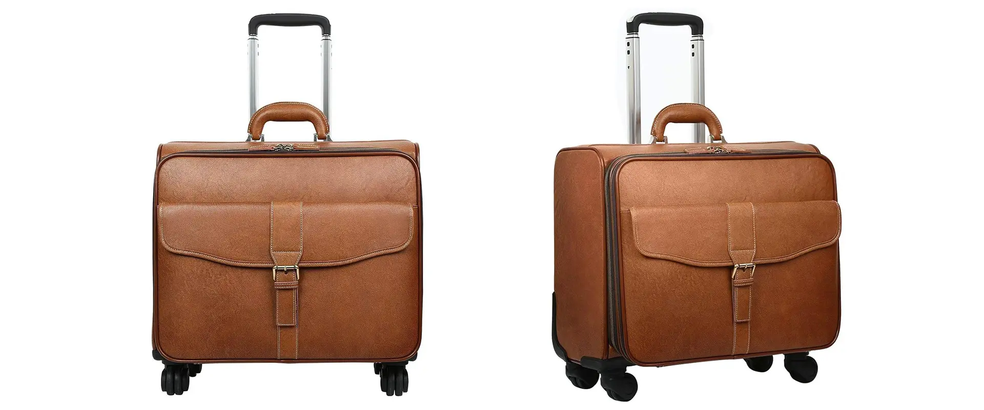 Rolling duffel bag main compartment and design details