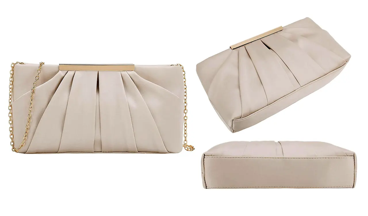 Satin Evening Clutch Main View