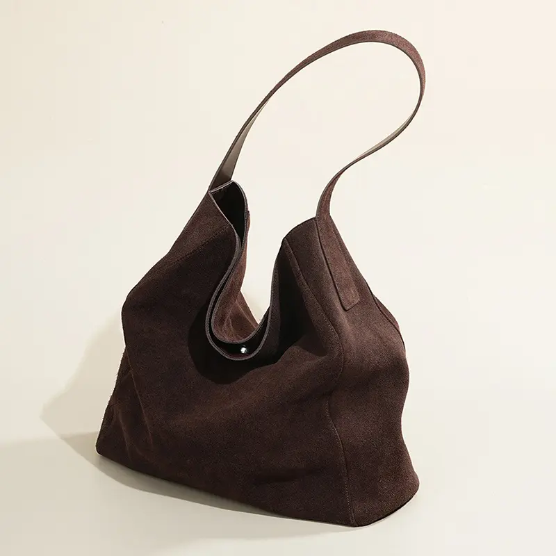 China Suede Tote Bag Large Capacity Shoulder Bag Manufacturer, Suppliers