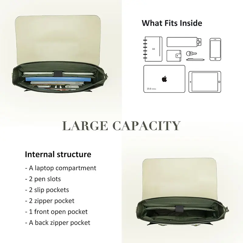 Wholesale Women's Laptop Backpack Vegan Leather Briefcase Factory, Factories