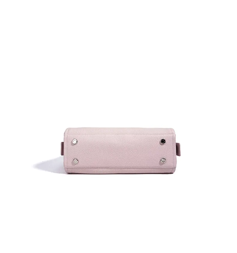 China Genuine Leather Luxury Fashion Designer Button Closure Waterproof Polyester Casual Large Capacity Shoulder Strap Women Handbag Manufacturers, Factories