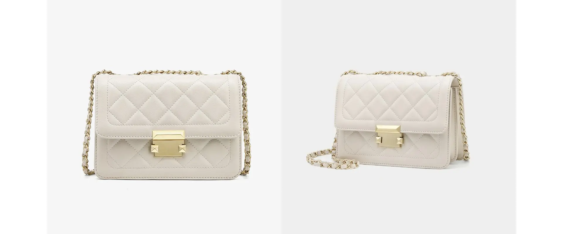 Quilted Leather Bag Detail 1
