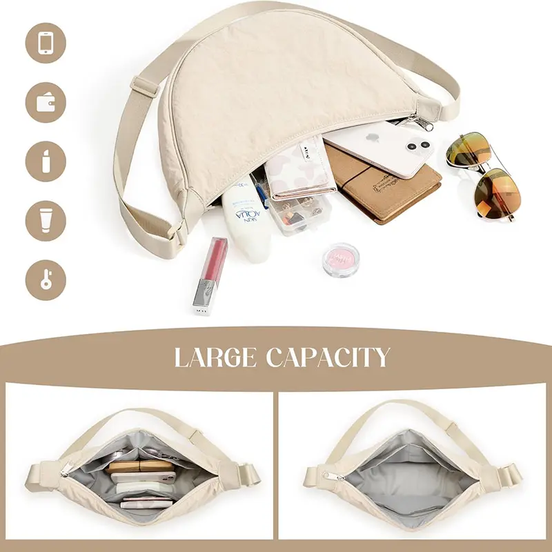 China Women's Crossbody Bag Dumpling Bag Crescent Bag Factories, Supplier