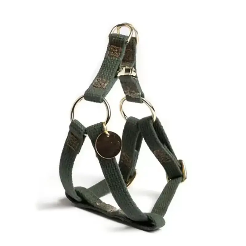 China Colorful Cotton Woven Adjustable Pet Harness Manufacturers, Factories