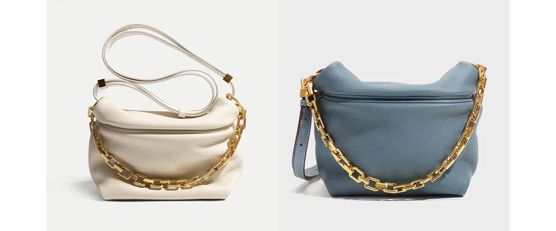 Premium leather crossbody bag view 1
