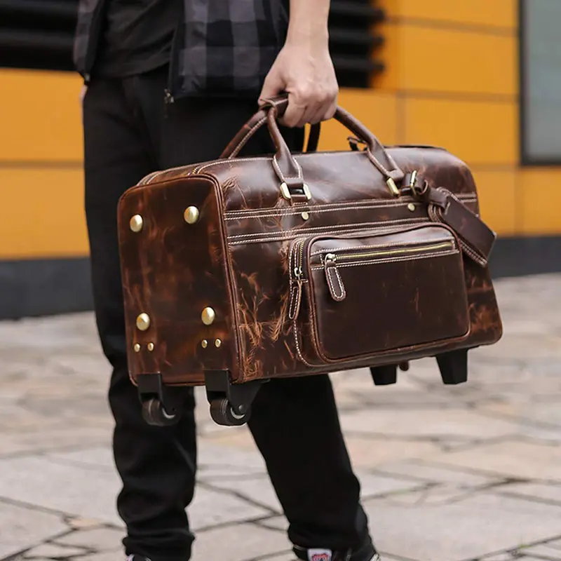 Genuine Leather Duffle Bag 3