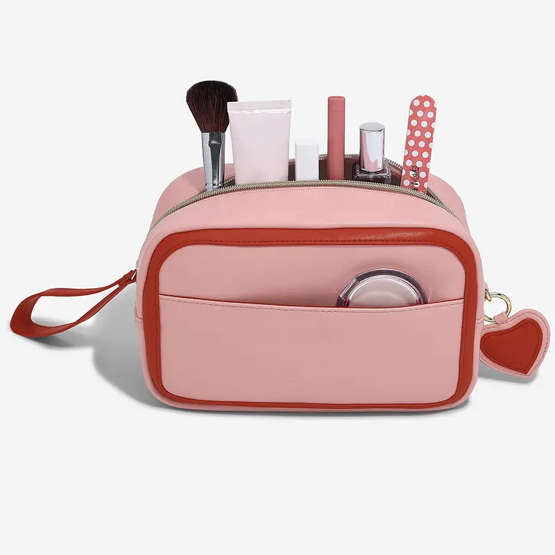 Wholesale Cute Cosmetic Bag with Heart Pendant Manufacturers, Factories