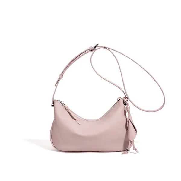 China Women's Genuine Leather Luxury Fashion Designer Zipper Closure Waterproof Polyester Casual Large Capacity Shoulder Strap Handbag Manufacturers, Suppliers