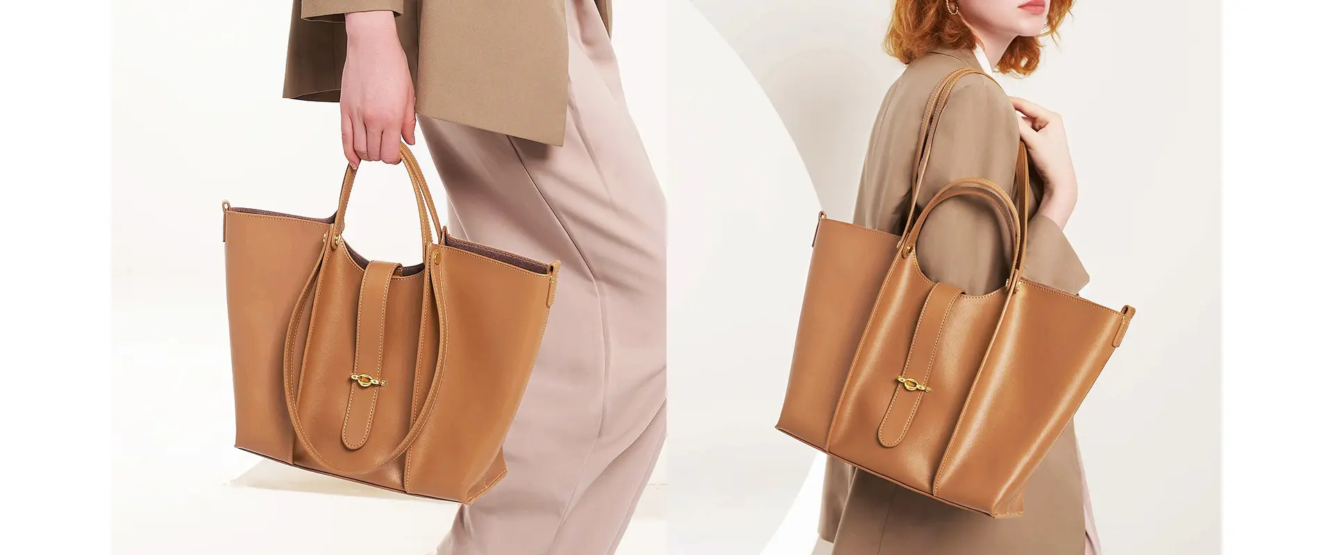 Genuine Leather Handbag Styling View