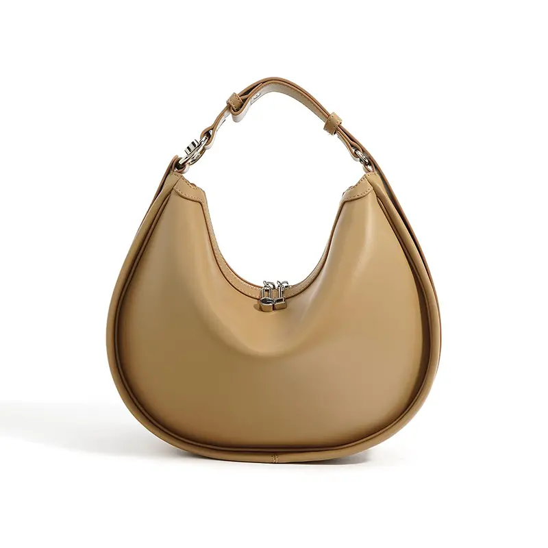 Wholesale Leather Underarm Bag Delicate Crescent Bag Women's Handbag Shoulder Bag Commuter Crossbody Bag Manufacturers, Factory