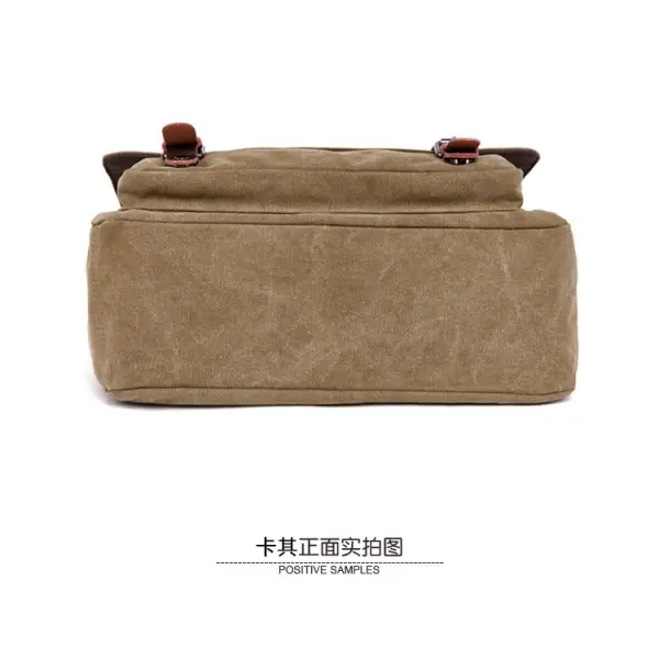 China New Waterproof Large Modern Slim Simple Work Laptop Briefcase Crossbody Carrying System Canvas Cover Closure Manufacturer, Supplier