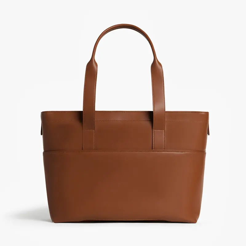 China Leather Laptop Bag Tote Bag Simple Work Bag Manufacturer, Factories