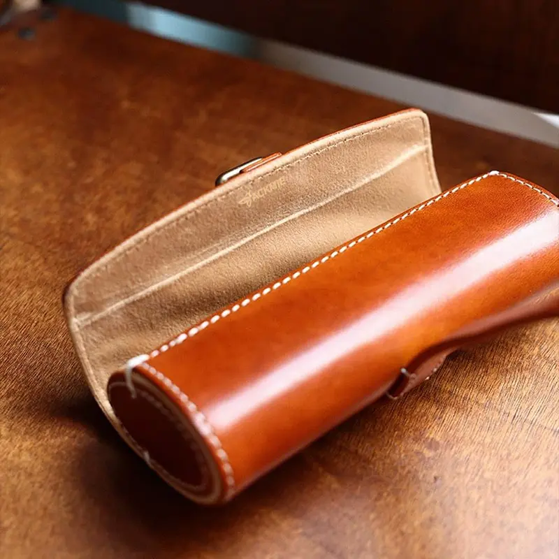 Wholesale Portable Anti-pressure Leather Glasses Case Travel Sunglasses Case Manufacturer, Supplier