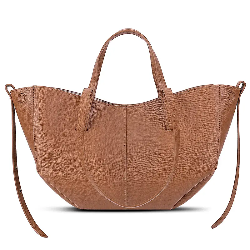Wholesale Work Tote Bag Women's Leather Handbag Commuter Shoulder Bag with Magnetic Closure Manufacturers, Factory