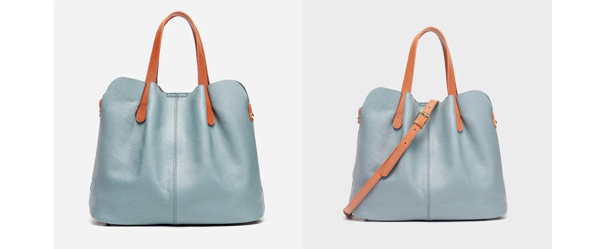 Featured Cowhide Leather Handbag View 1