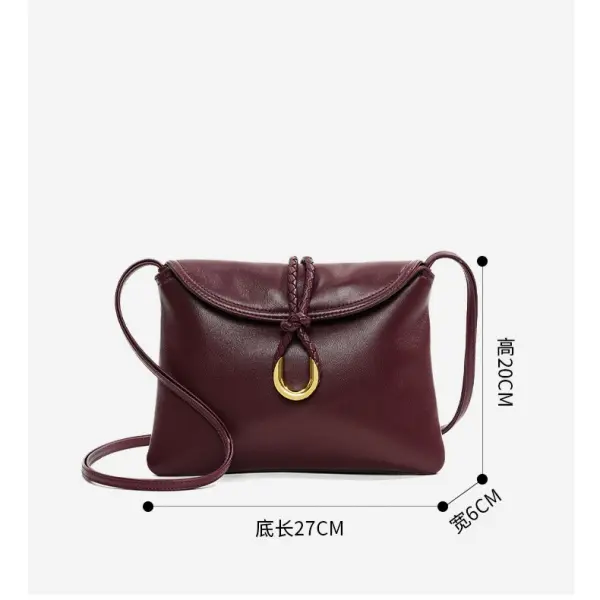 China Women's Genuine Leather  Luxury Fashion Designer Classic Buckle Closure Waterproof Handbag for Outdoor & Business Use Manufacturer, Manufacturers