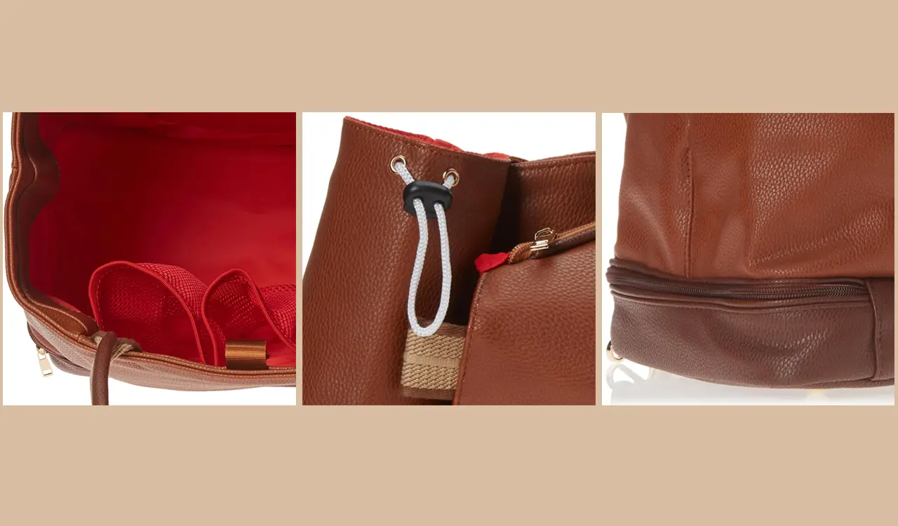 Stylish Leather Tennis Tote Bag Design