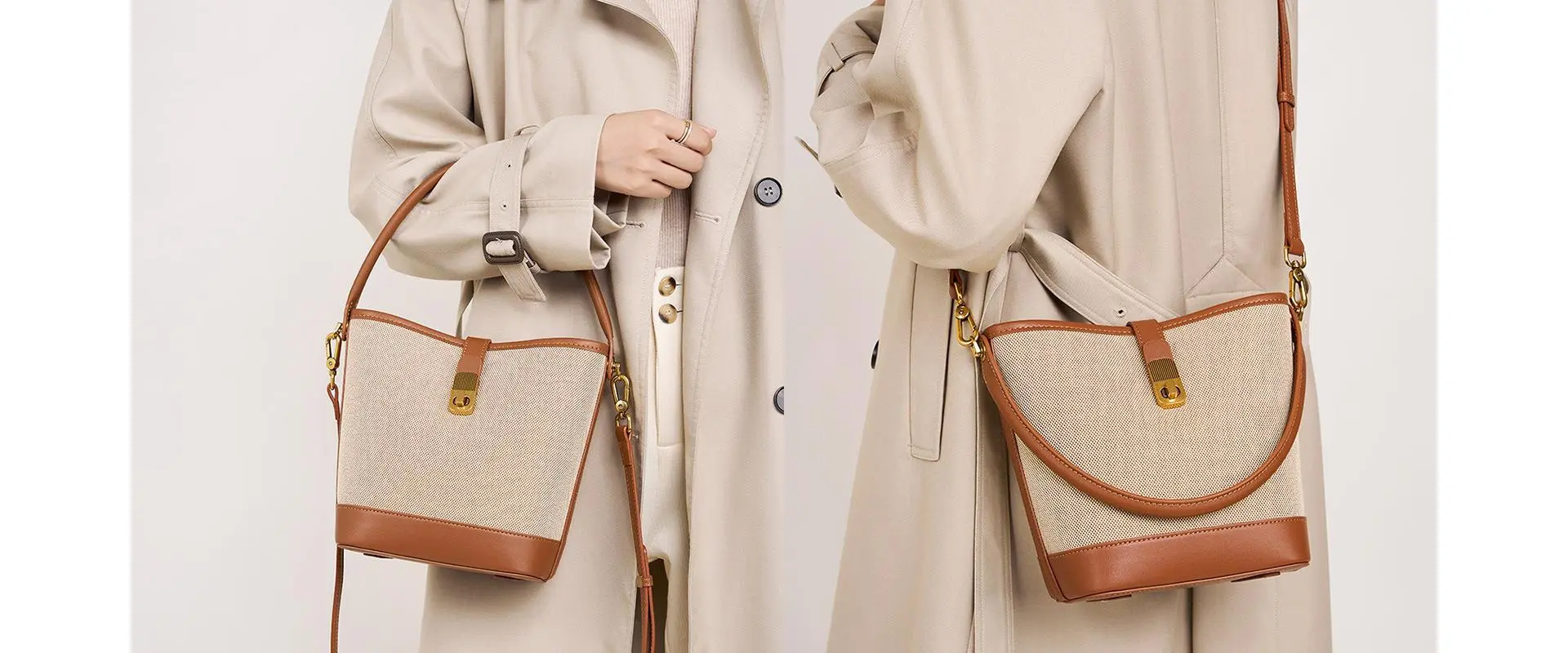 Colorblock Bucket Bag View 2