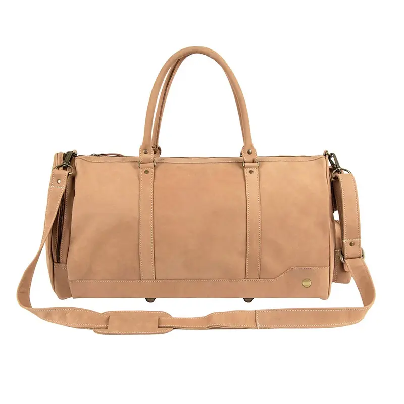 Wholesale Vintage Cognac Dark-Colored Weekend Travel Bag Manufacturer, Supplier