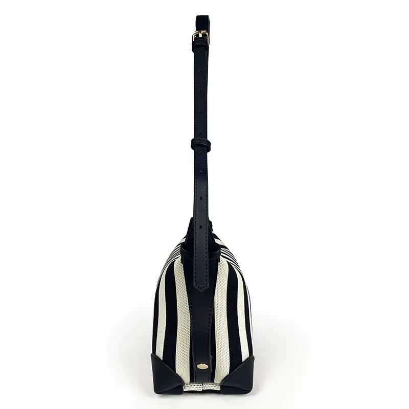 Wholesale 2in1 Knitted Striped Shoulder Dumpling Bag Manufacturer, Factories
