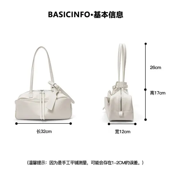 China Hot Sale Custom logo Ackmie Women's Luxury Fashion Genuine Leather Durable Zipper  Waterproof Polyester Lining Handbag Manufacturer, Factory