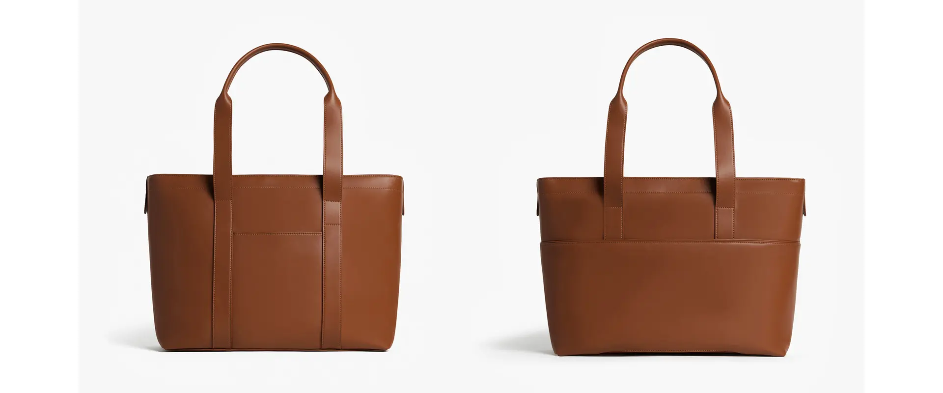 Premium Vegan Leather Tote Exterior