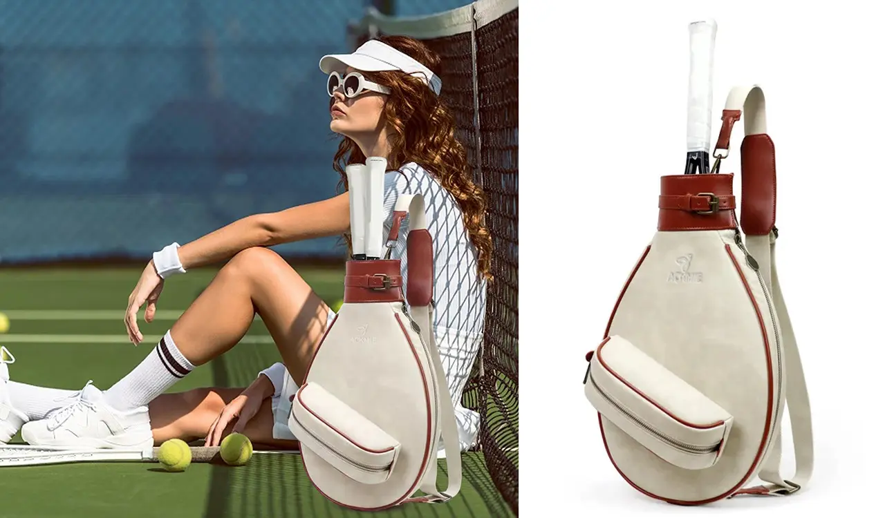 Spacious Racket and Ball Storage