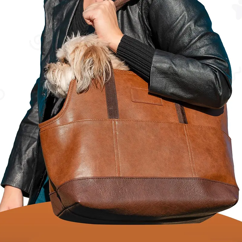 China PU Leather Pet Carrier Tote BagAirline Approved Pet Travel Carrier Bag Suppliers, Supplier