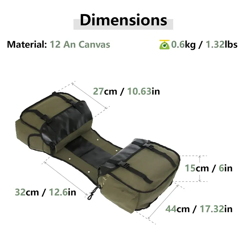 China Bicycle Bag Motorcycle Saddle Bag Rear Rack Bag Suitable for Cycling Travel Factory, Factories