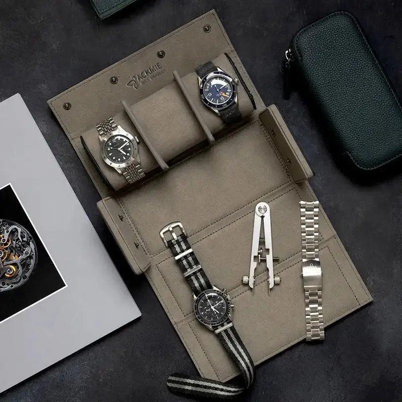 Wholesale Luxury Pu Leather Travel 3 Slots Watch Storage Box Manufacturer, Factories