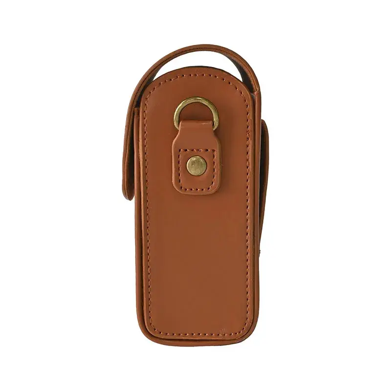 China PU Leather Solid Color Camera Messenger Bag Vintage Camera Bag Manufacturer, Suppliers