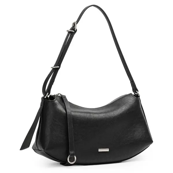 China 2026 New Genuine Leather Crescent Underarm Bag for Women, Minimalist Shoulder & Crossbody Bag with Niche Design Manufacturers, Supplier