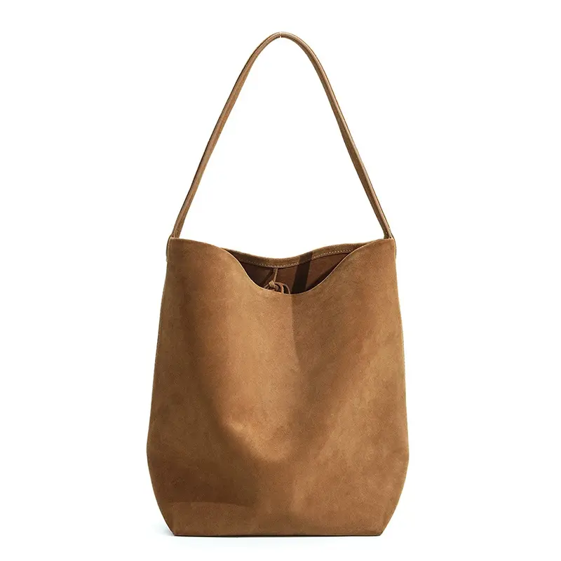 China Women's Suede Tote Bag Hobo Bag Shoulder Bag Manufacturer, Factories